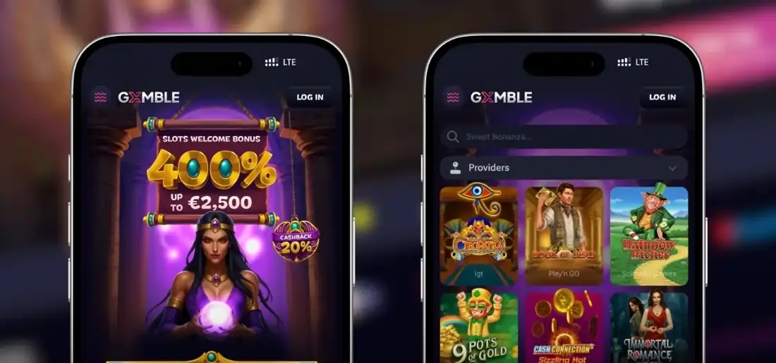 Gxmble Casino App Screenshot